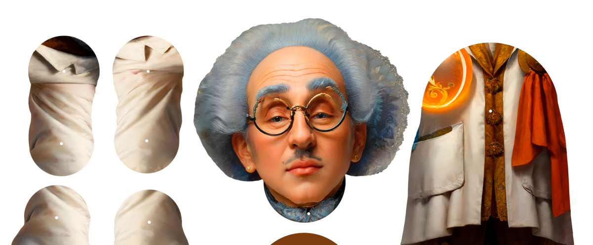 Alchemist Ruchoma Lalka z Papieru