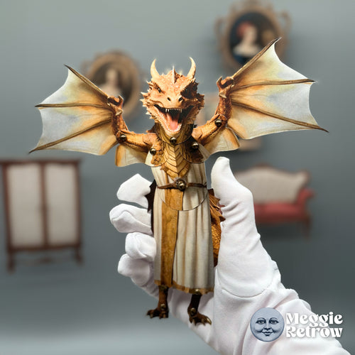 Draco the Dragon - Articulated Paper Doll