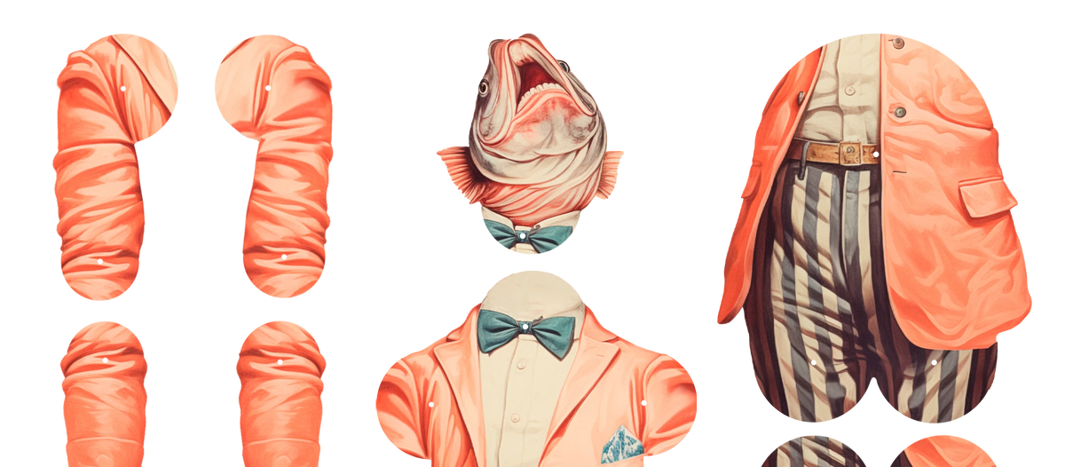 Fish-Forge Movable Paper Doll