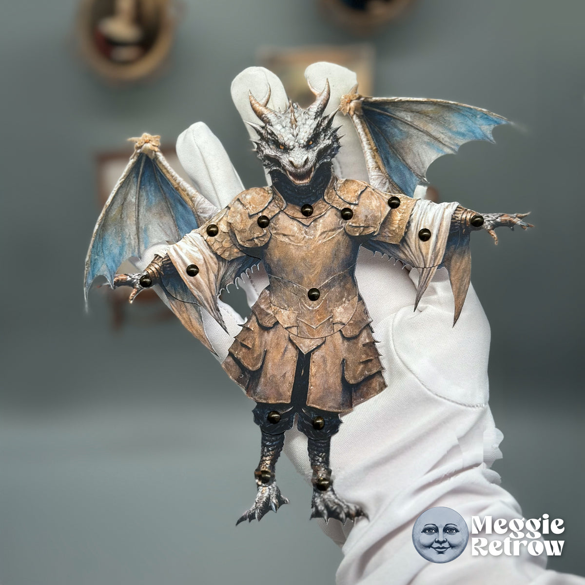 Guardian Gargoyle Movable Paper Doll