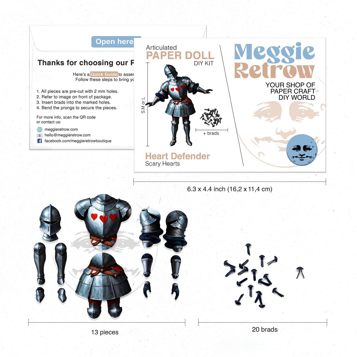 Herzverteidiger-Ritterpuppe