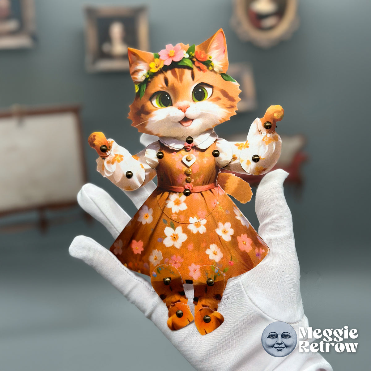 KITTY Movable Paper Doll