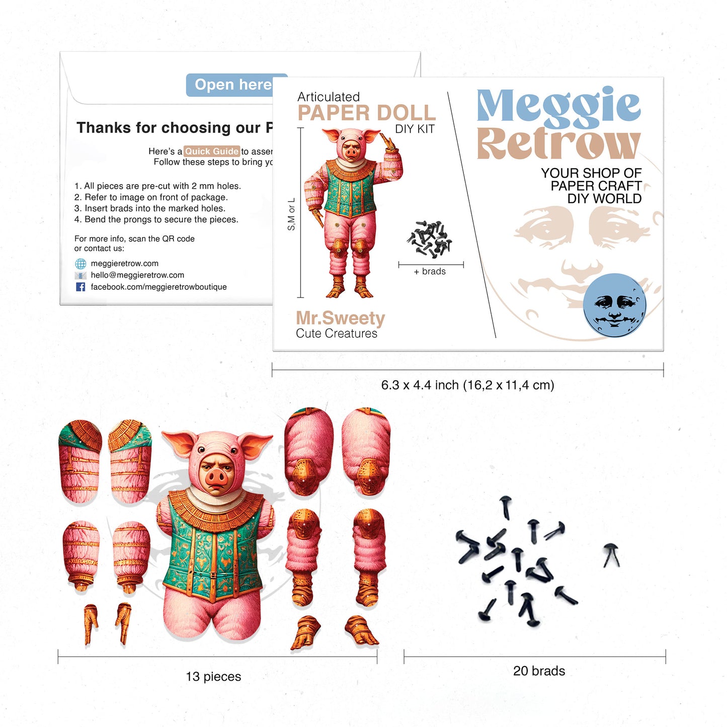 Mr. Sweety Bewegliche Puppe