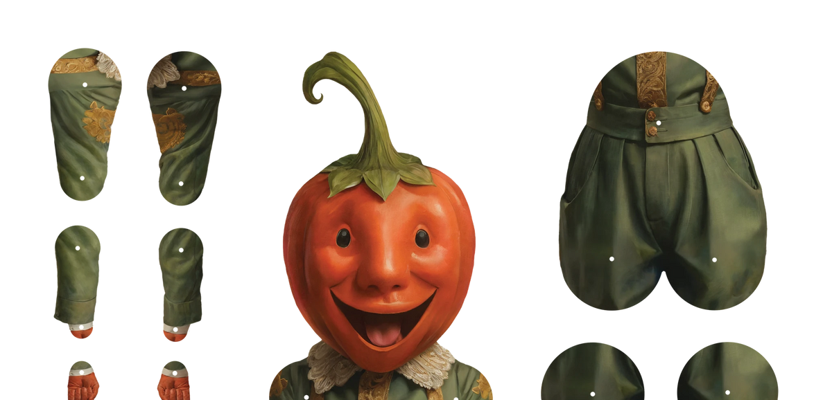 Pepper Percy Movable Paper Doll