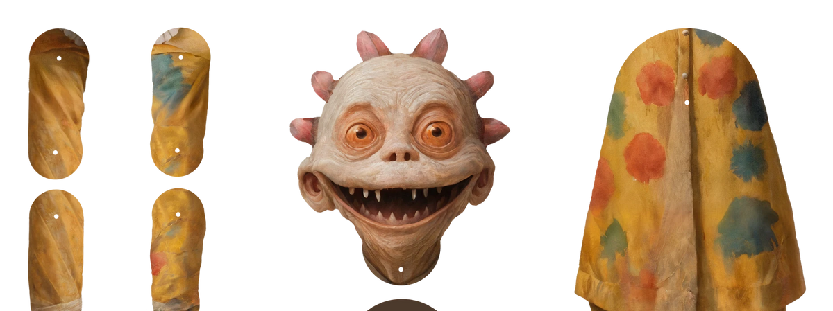 Puddlefoot Poupée en Papier Articulée
