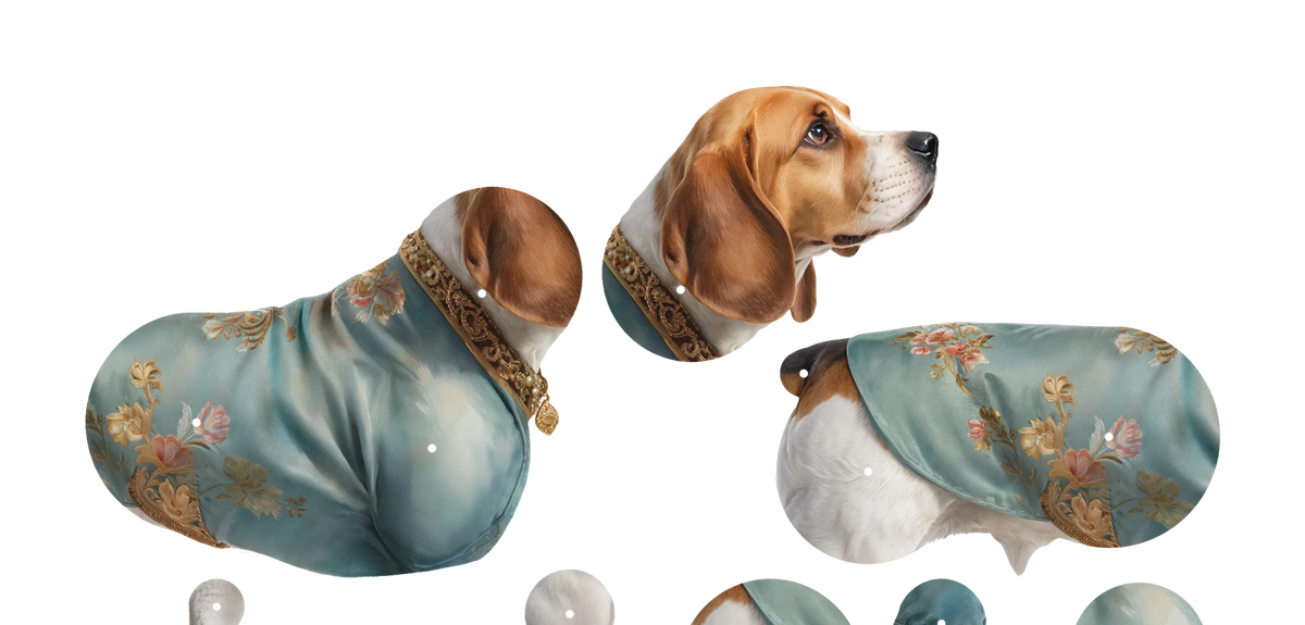 Royal Beagle Movable Paper Doll