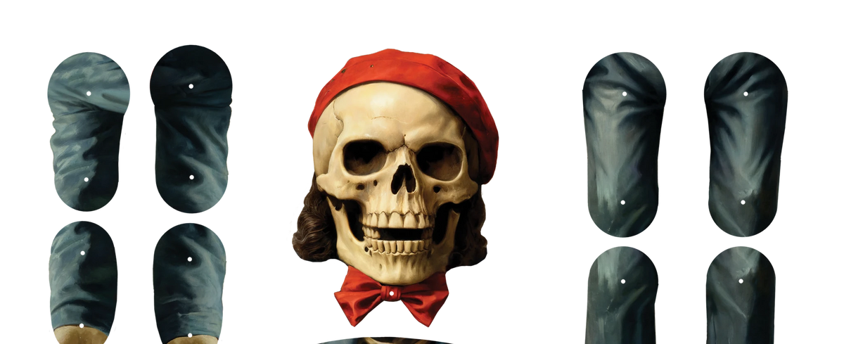 Skullster Movable Paper Doll