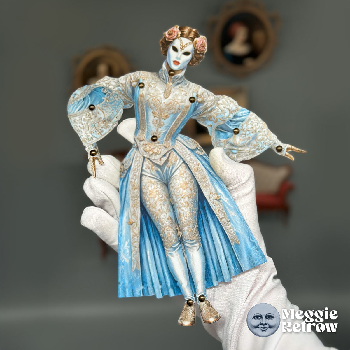 Sky Queen Movable Paper Doll