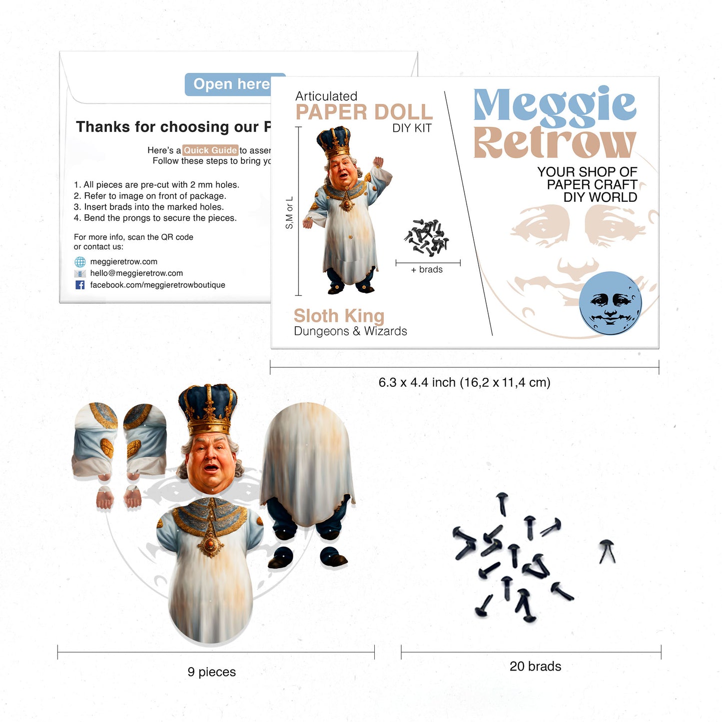 Faultierkönig - Bewegliche Actionfigur