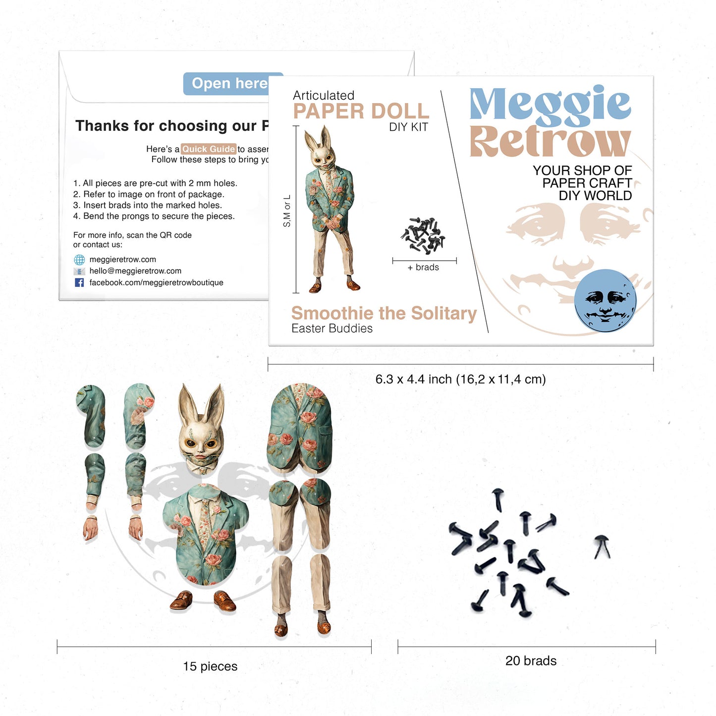 Smoothie, die einsame Kaninchenpuppe