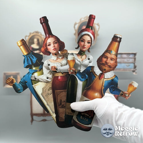 Soulful Drinks Bundle: Beery Beer, Chardonnay, Pinot Noir and Viognier
