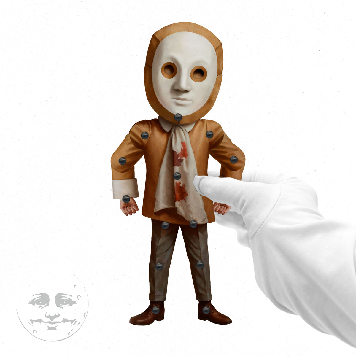 Bewegliche Papierpuppe „Frenzied Fop“