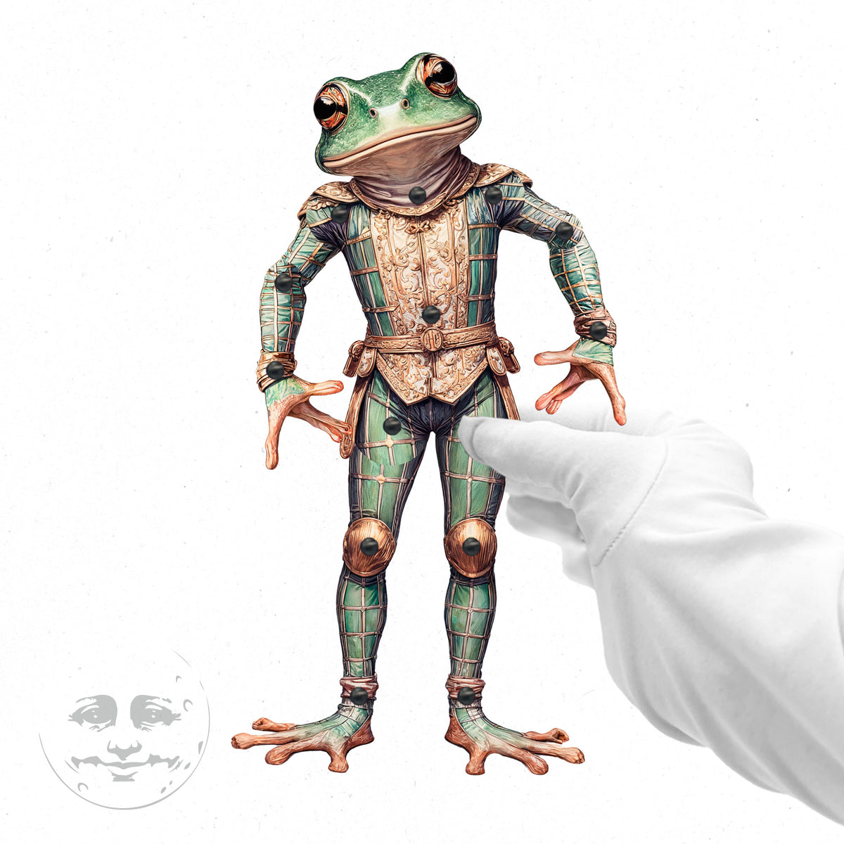 Bewegliche Papierpuppe „Battle Hooper“