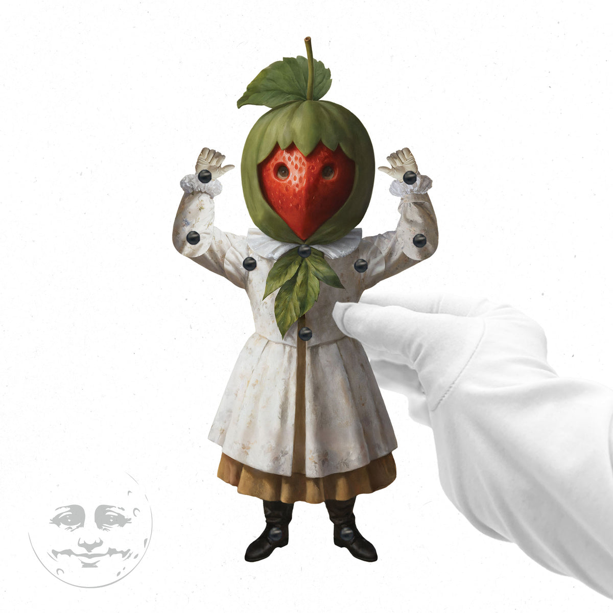 Bewegliche Papierpuppe Strawbelina