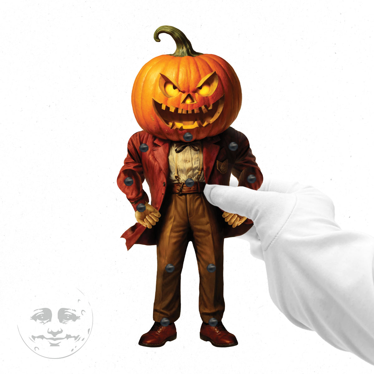 Pumpkin Fiend Movable Paper Doll