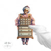 Victorian Granny Movable Paper Doll