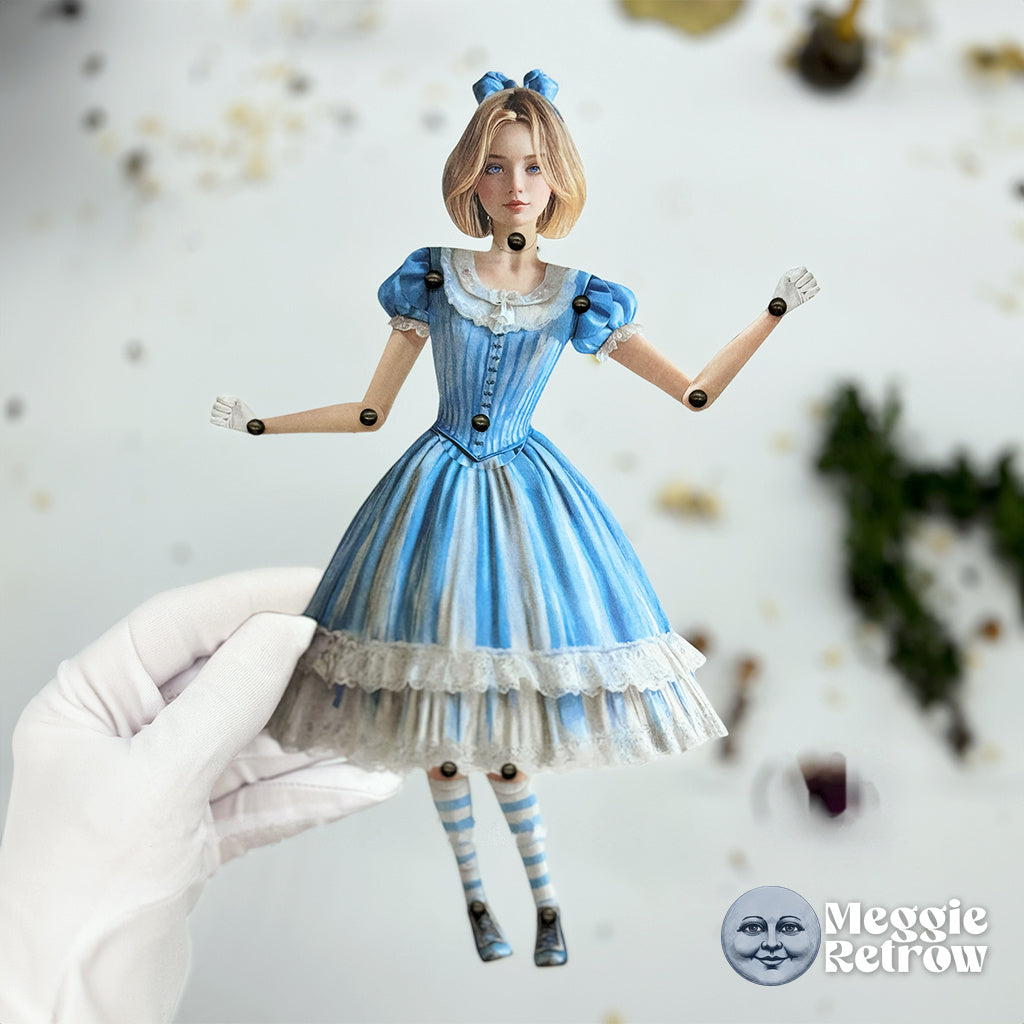 Alice Movable Paper Doll