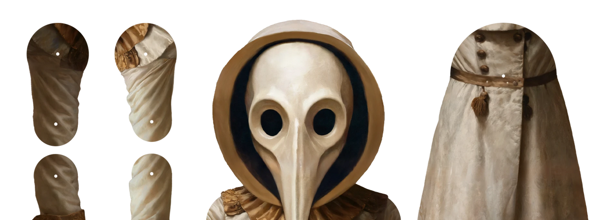 Beak Healer Bambola di Carta Articolata