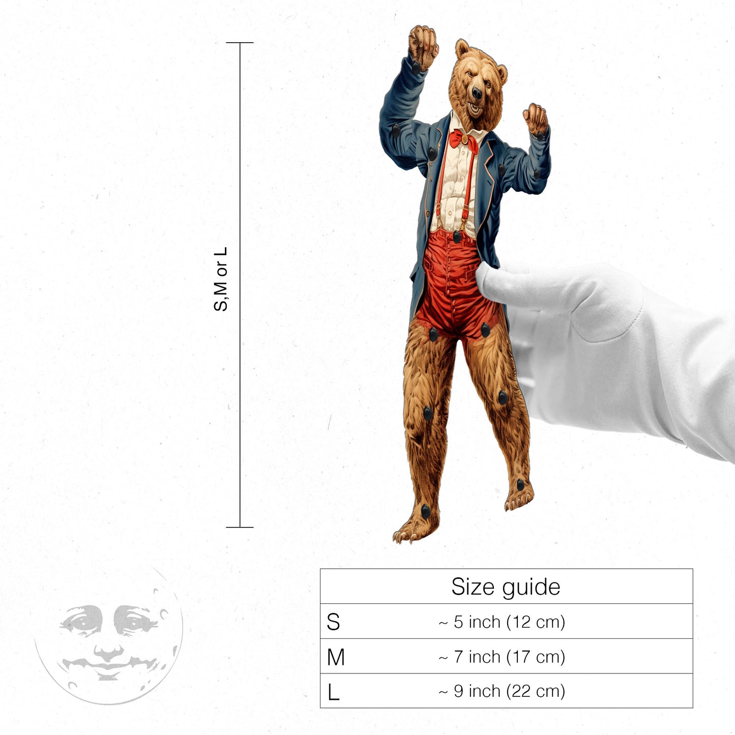 BEAROCRACY Patriotic Bear Paper Doll