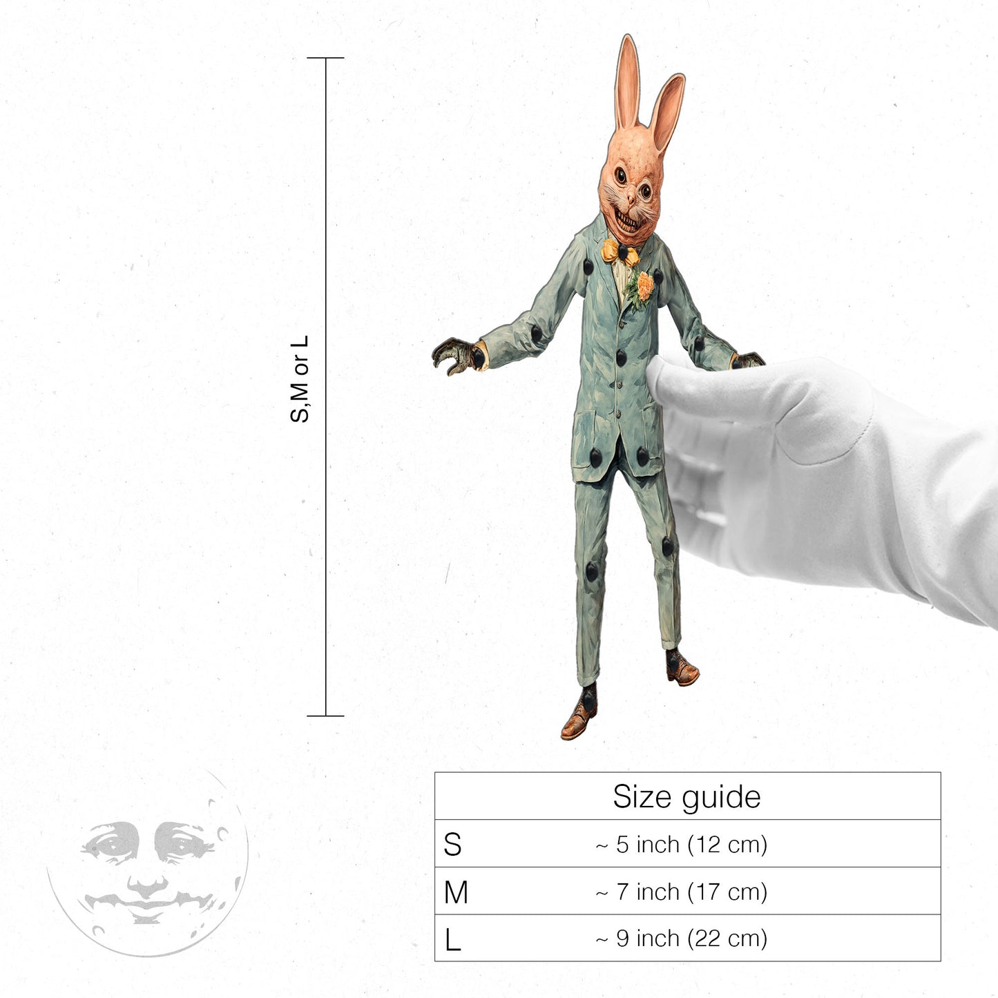 Bucky Rabbit Movable Paper Doll