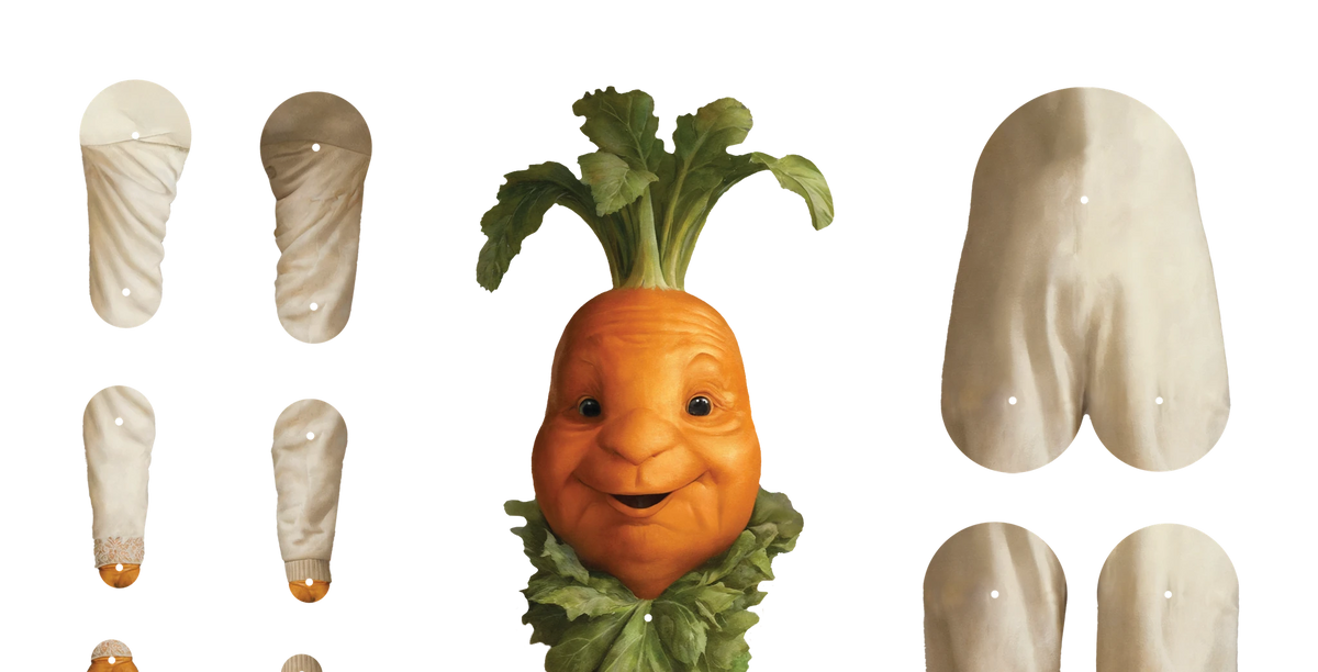 Carrotto Poupée en Papier Articulée