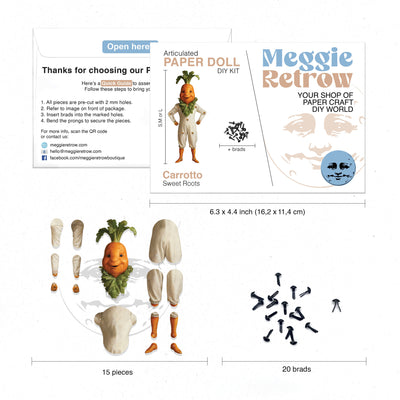 Carrotto Movable Paper Doll