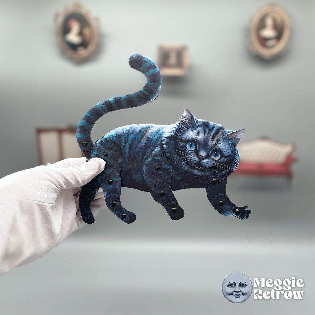 Cheshire Cat Movable Paper Doll