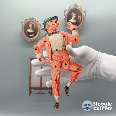 Dapper Fin Movable Paper Doll