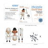 Bewegliche Papierpuppe Dom