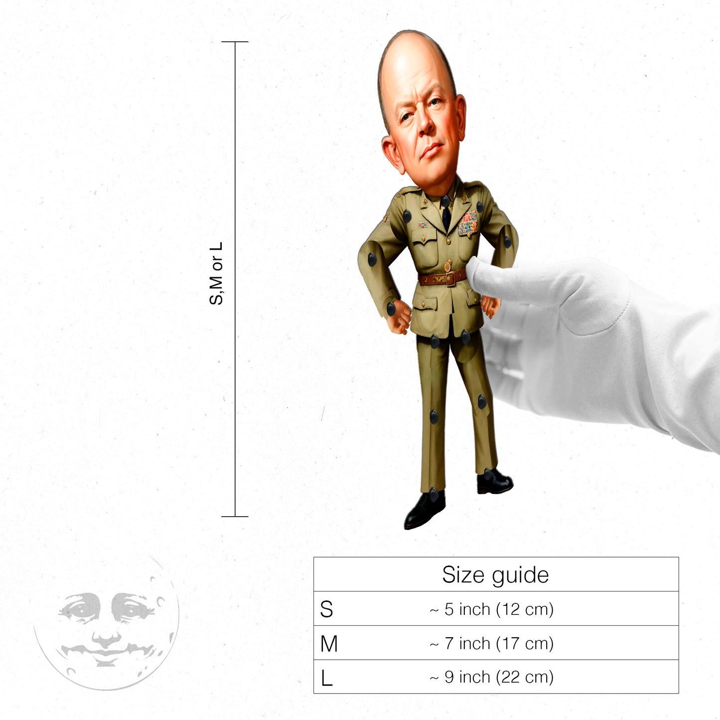 Eisenhower Paper Articulated Doll