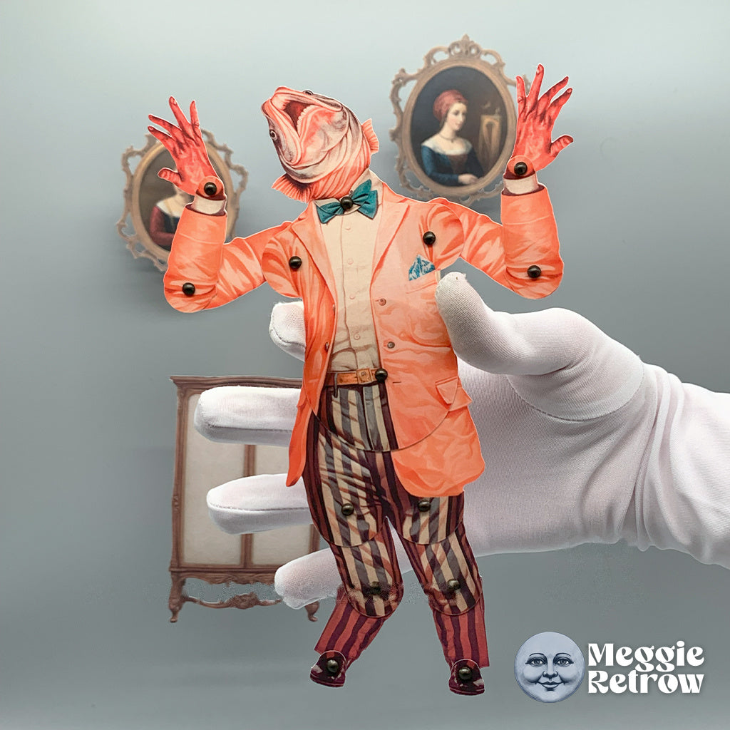 Fish-Forge Movable Paper Doll