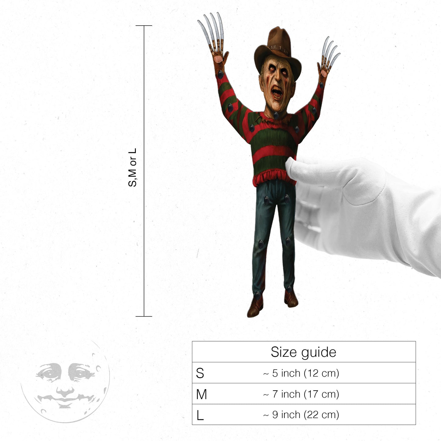 Freddy Krueger Movable Paper Doll