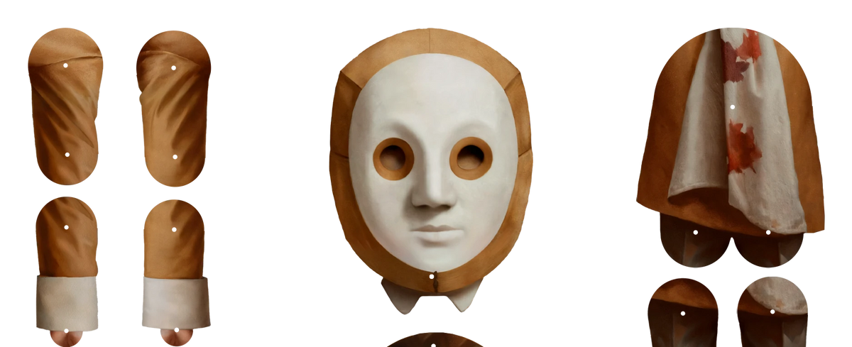Frenzied Fop Muñeca de Papel Articulada