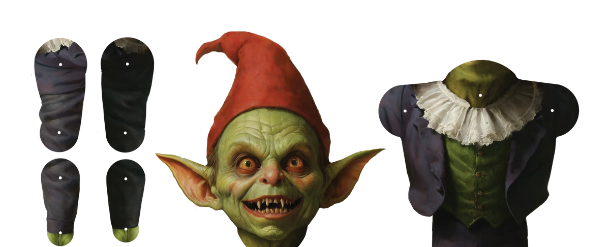 Frightful Fizzle Ruchoma Lalka z Papieru