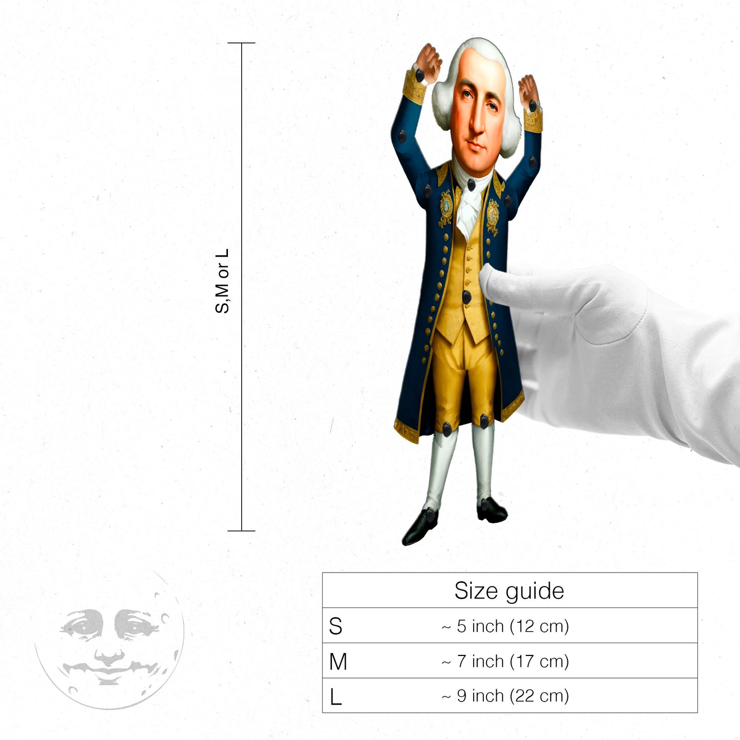 George Washington Articulated Paper Doll