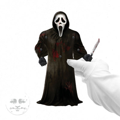 Ghostface Movable Paper Doll