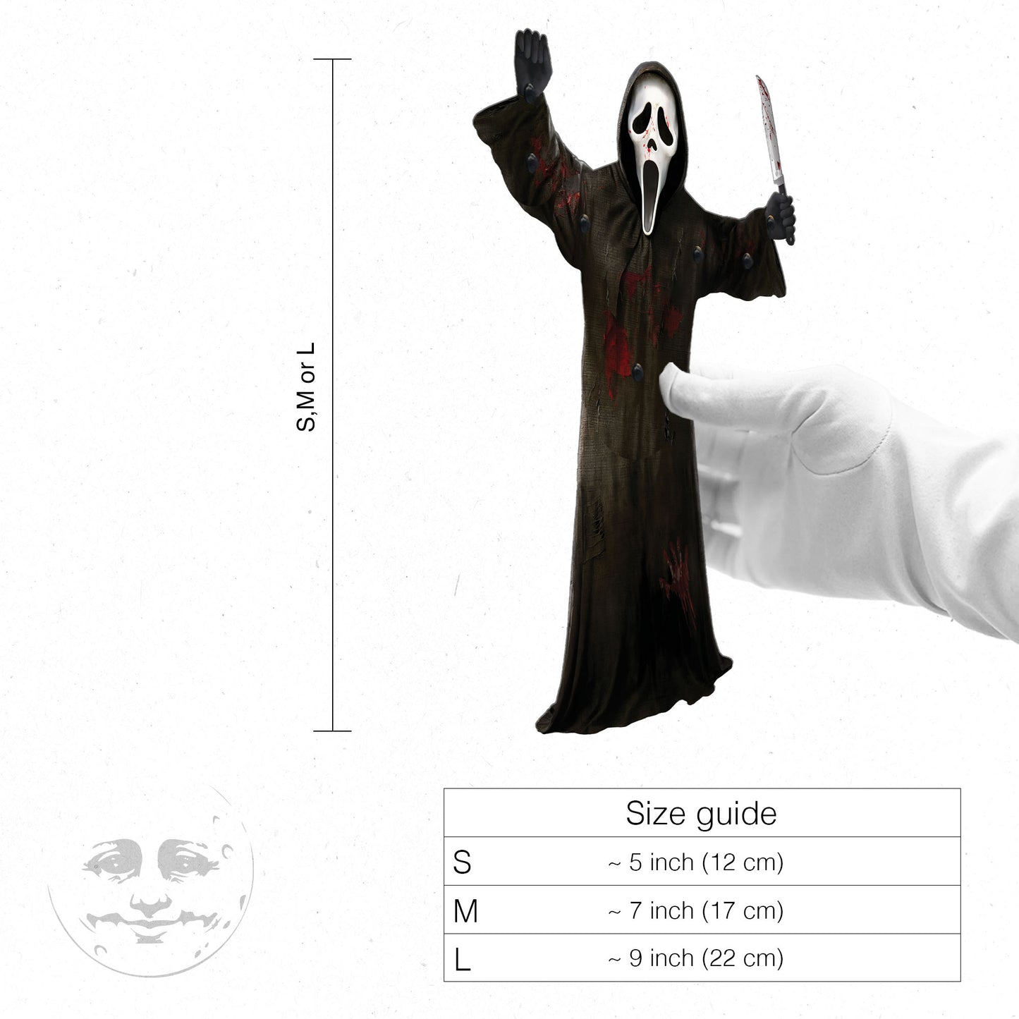 Ghostface Movable Paper Doll