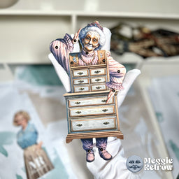 Victorian Granny Movable Paper Doll