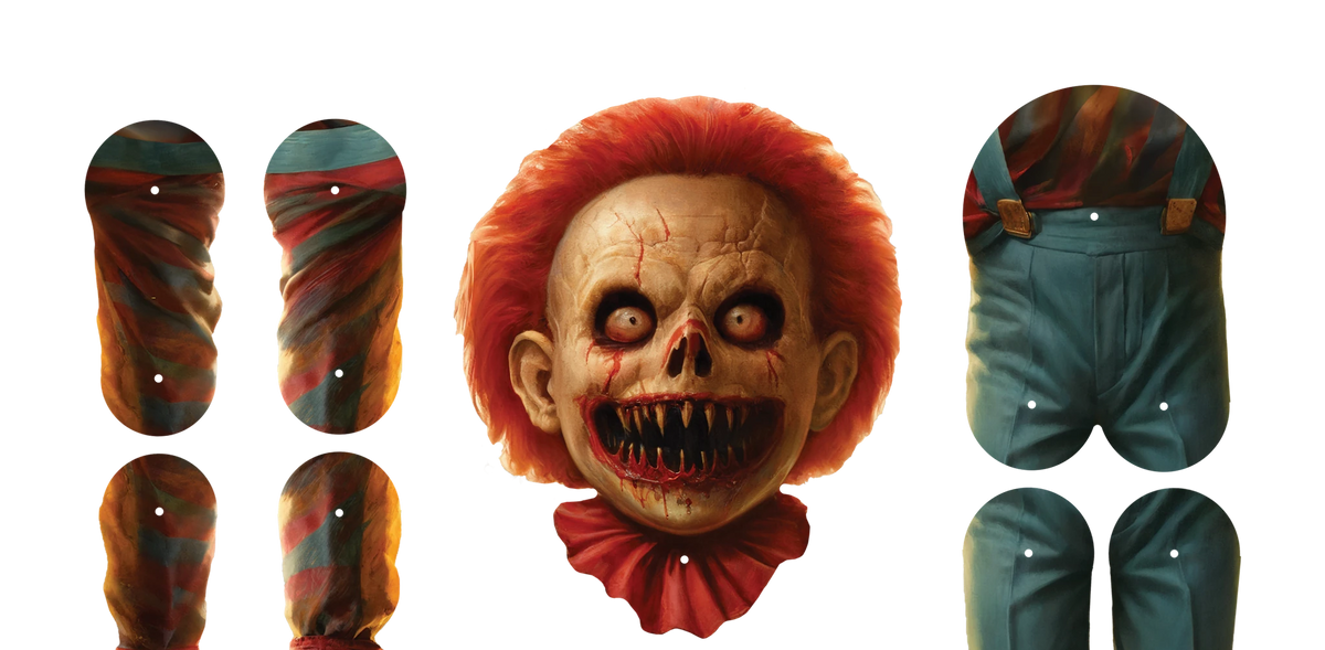 Grim Chuckles Movable Paper Doll