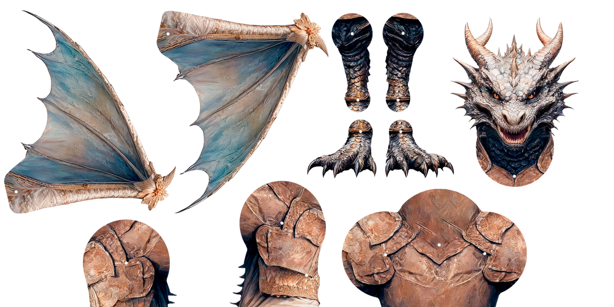 Guardian Gargoyle Movable Paper Doll