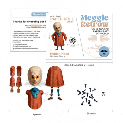 Hidden Howl Movable Paper Doll