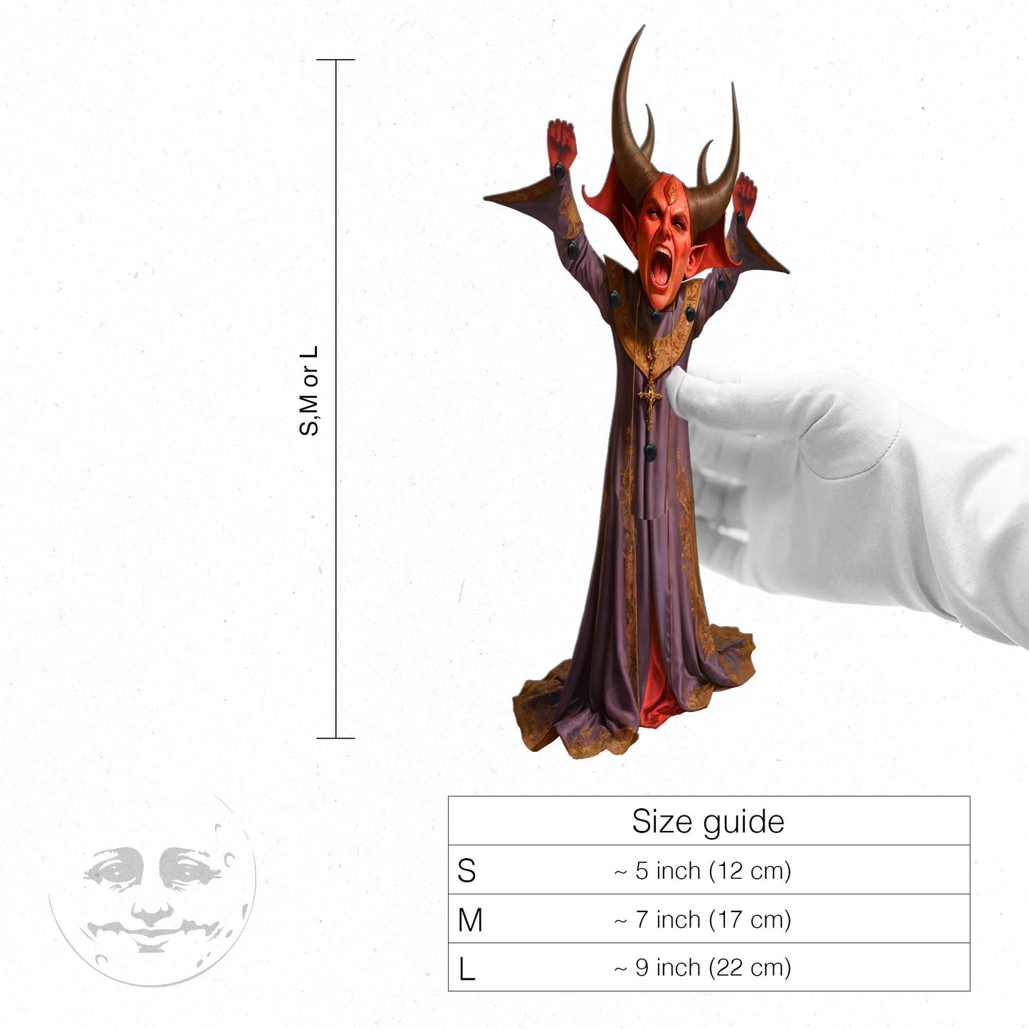 Articulated Inferna Demon Paper Doll