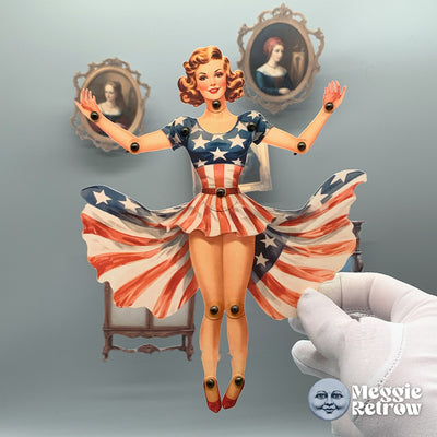 Liberty Belle Movable Paper Doll