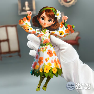 LILY Articulated Paper Doll