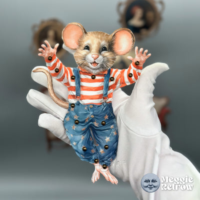 Movable Paper Doll MOUSIONAL