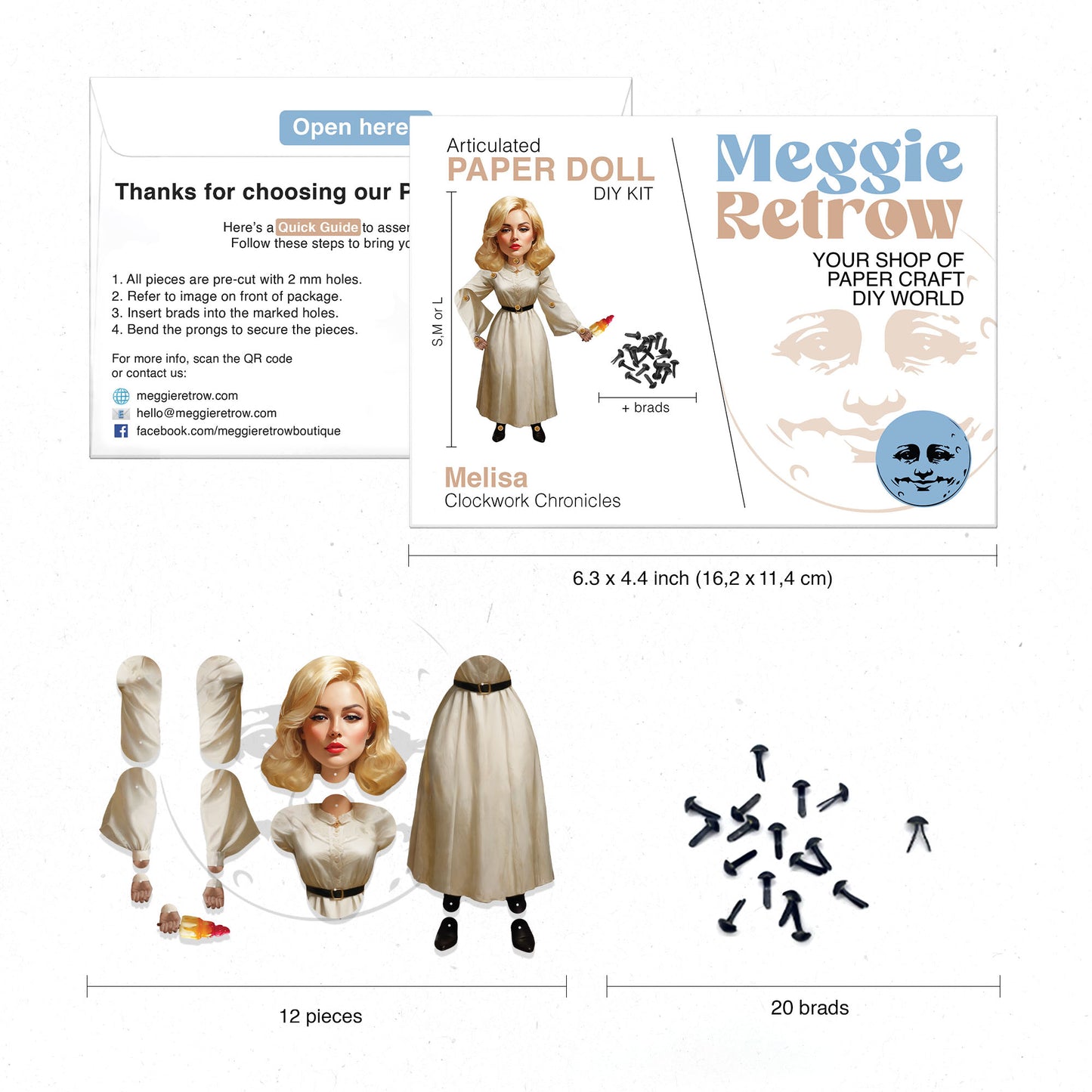 Melisa Movable Paper Doll