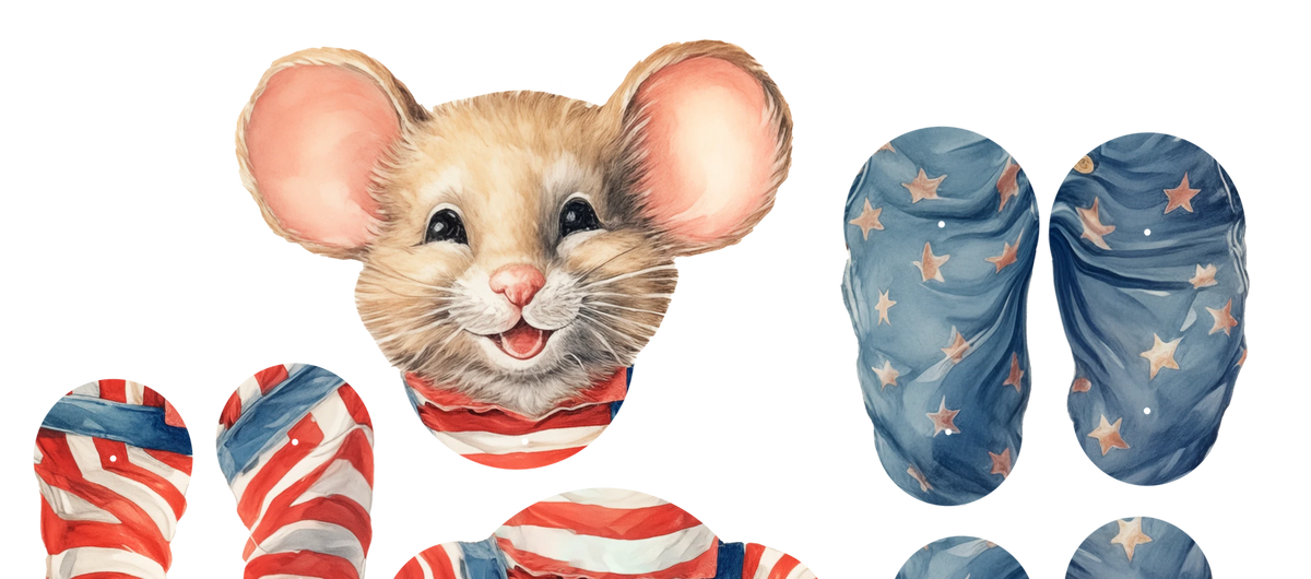 MOUSIONAL Poupée en Papier Articulée