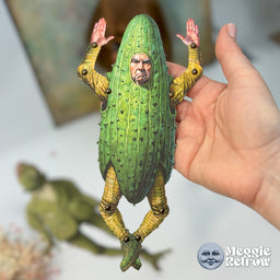 Mr. CUCUMBYS Whimsical Cucumber Man Doll