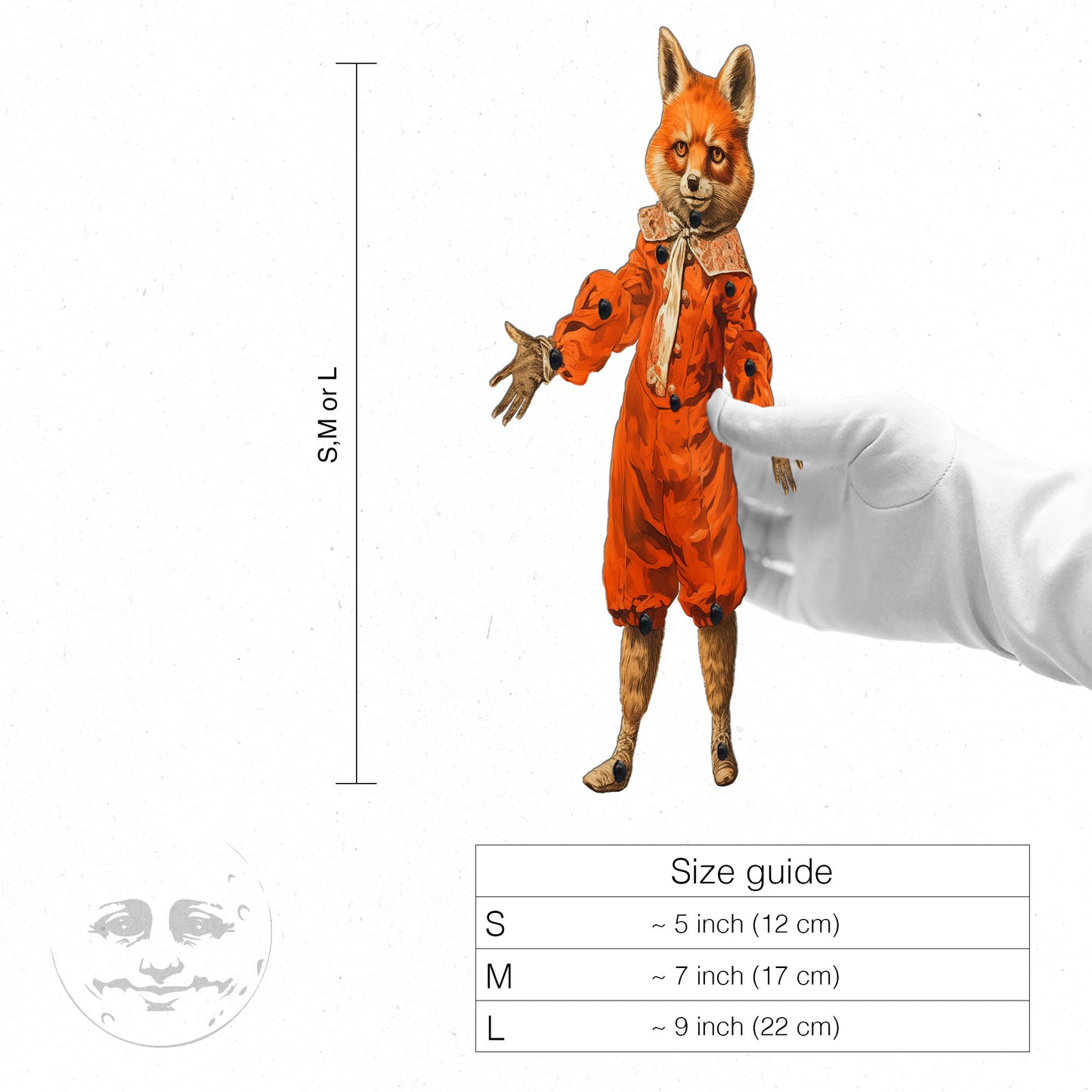 Mr. Foxy Movable Paper Doll