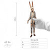 Mr. RABZ Rabbit Movable Paper Doll